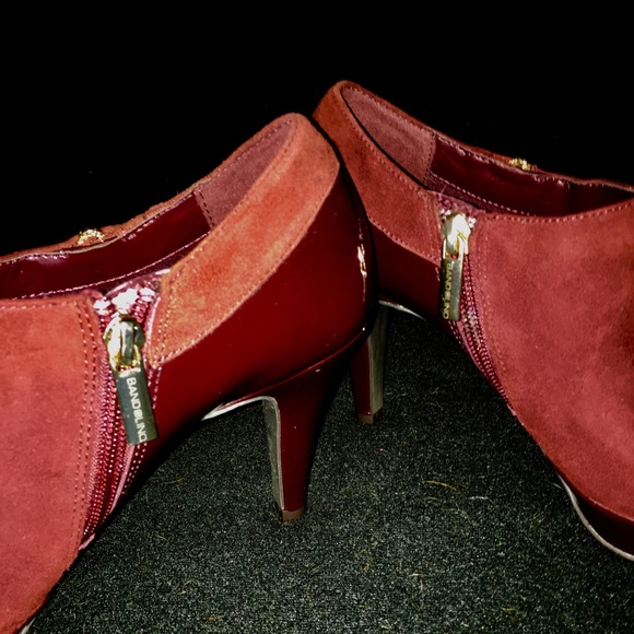 NWOT Bandolino Suede Ankle Boots - Picture 3 of 6